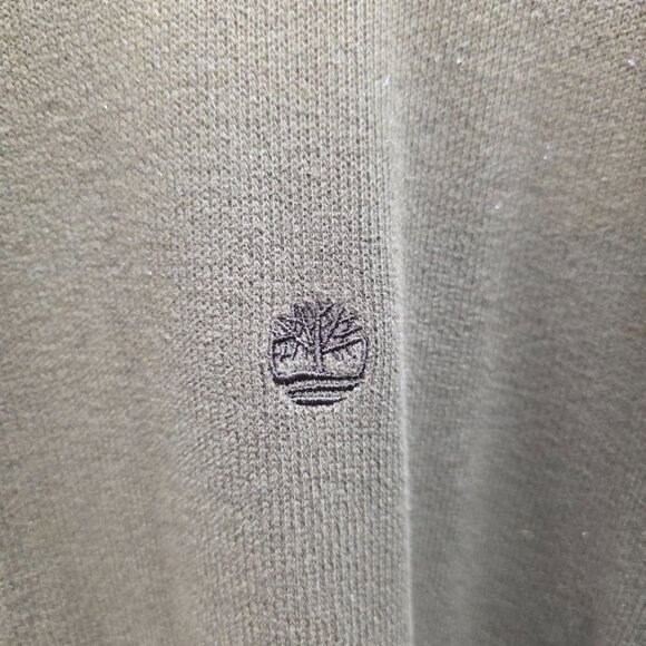 Timberland Brown Full-Zip Cotton Blend Jacket Men XL Casual Outdoor Utility - Picture 3 of 7